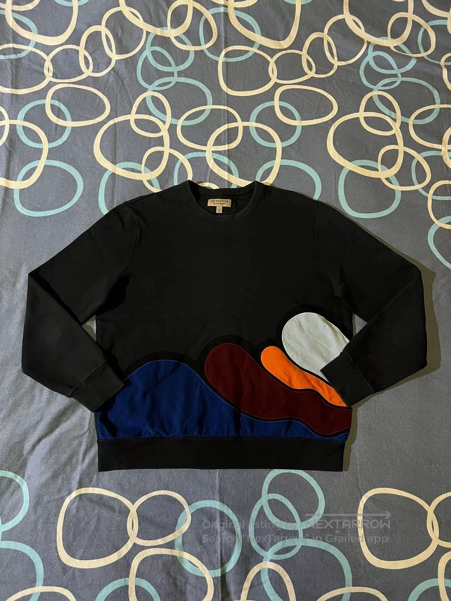 Burberry burberry rainbow suede fleece hoodie sweatshirt. Size US XL / EU 56 / 4 - 1 Thumbnail