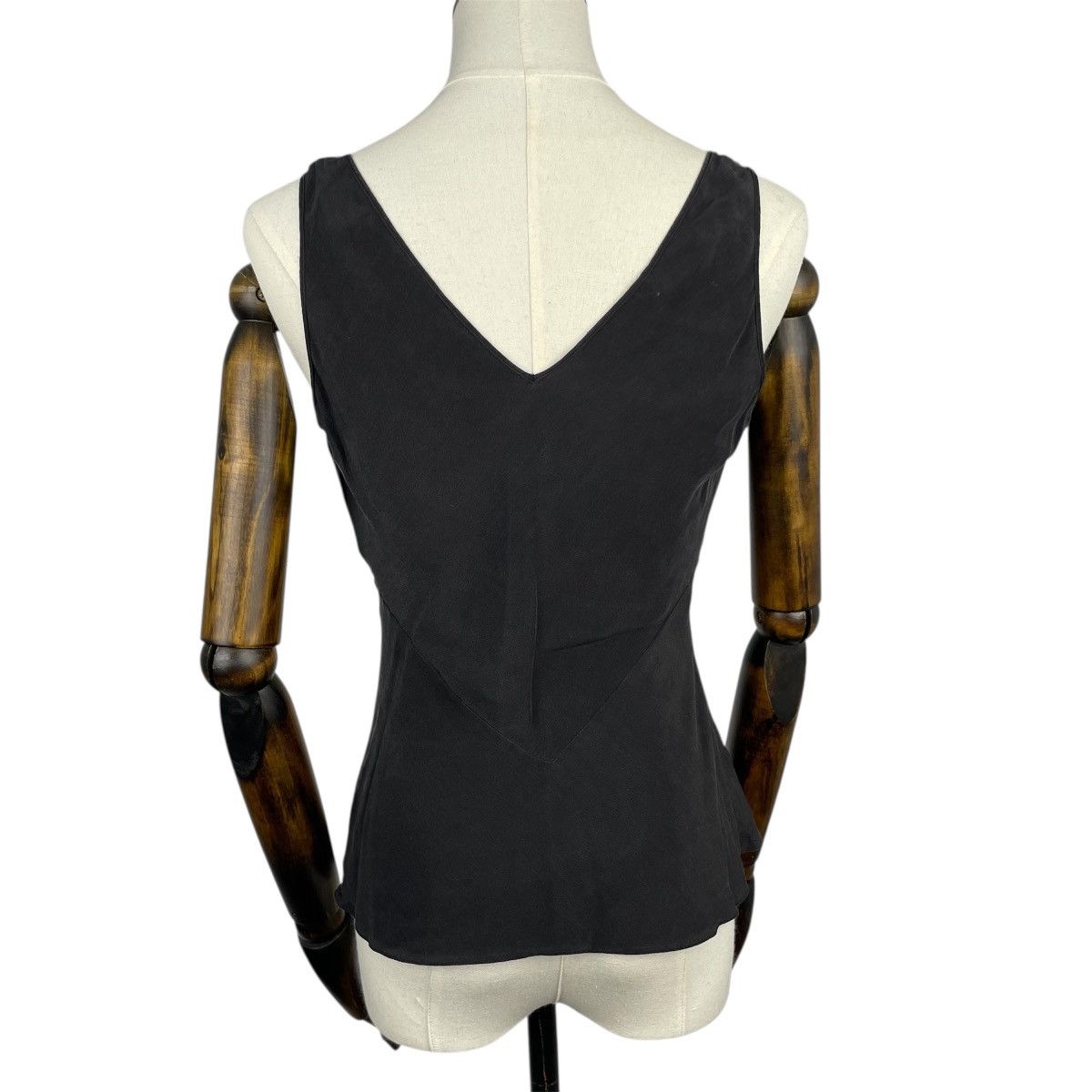 Christian Dior Monsieur Authentic Christian Dior 100% Silk Minimalist Tank Top | Size M / US 6-8 / IT 42-44 - 4 Thumbnail