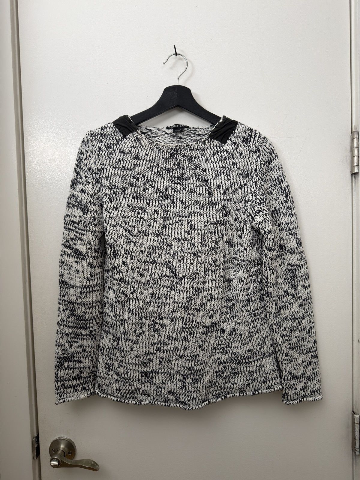 Helmut Lang AW99 Mixed-Knit Safety Vest Sweater Size US S / EU 44-46 / 1 - 1 Thumbnail
