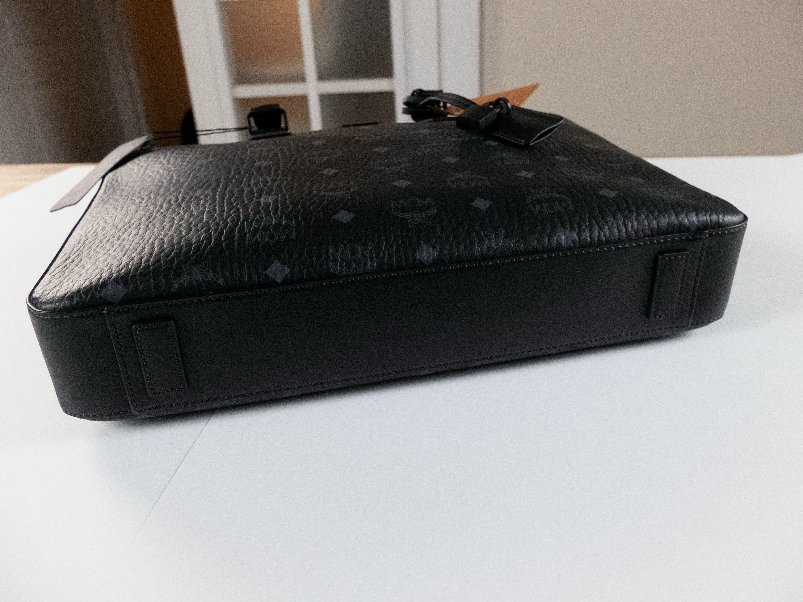 MCM MCM Large Klassik black coated canvas briefcase bag Size ONE SIZE - 9 Thumbnail