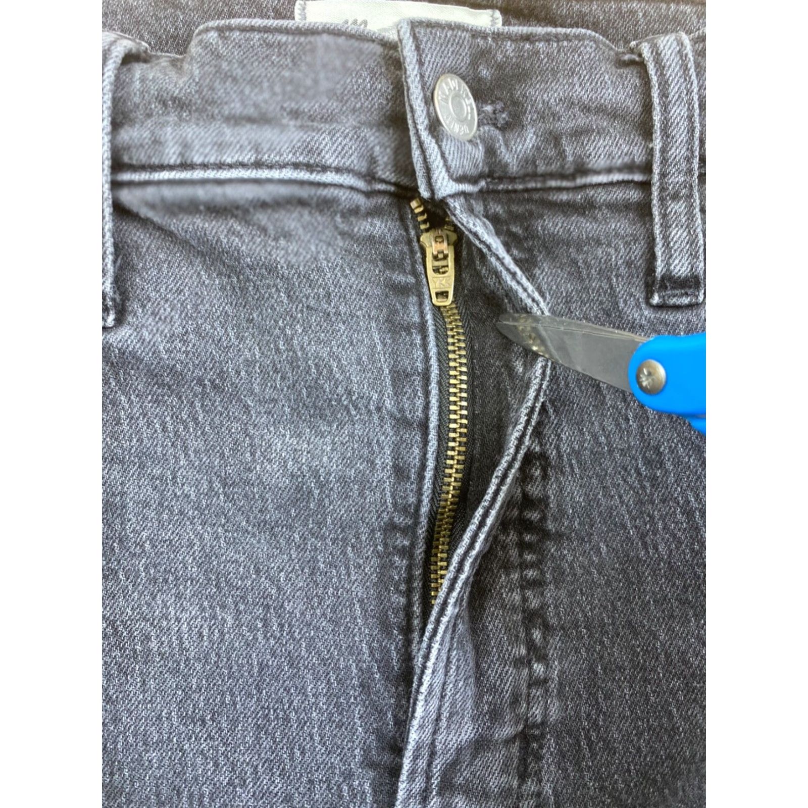 Madewell VINTAGE Madewell The Perfect Black Denim Jeans Womens 30x28 Casual #7953 Size 30" / US 8 / IT 44 - 3 Thumbnail
