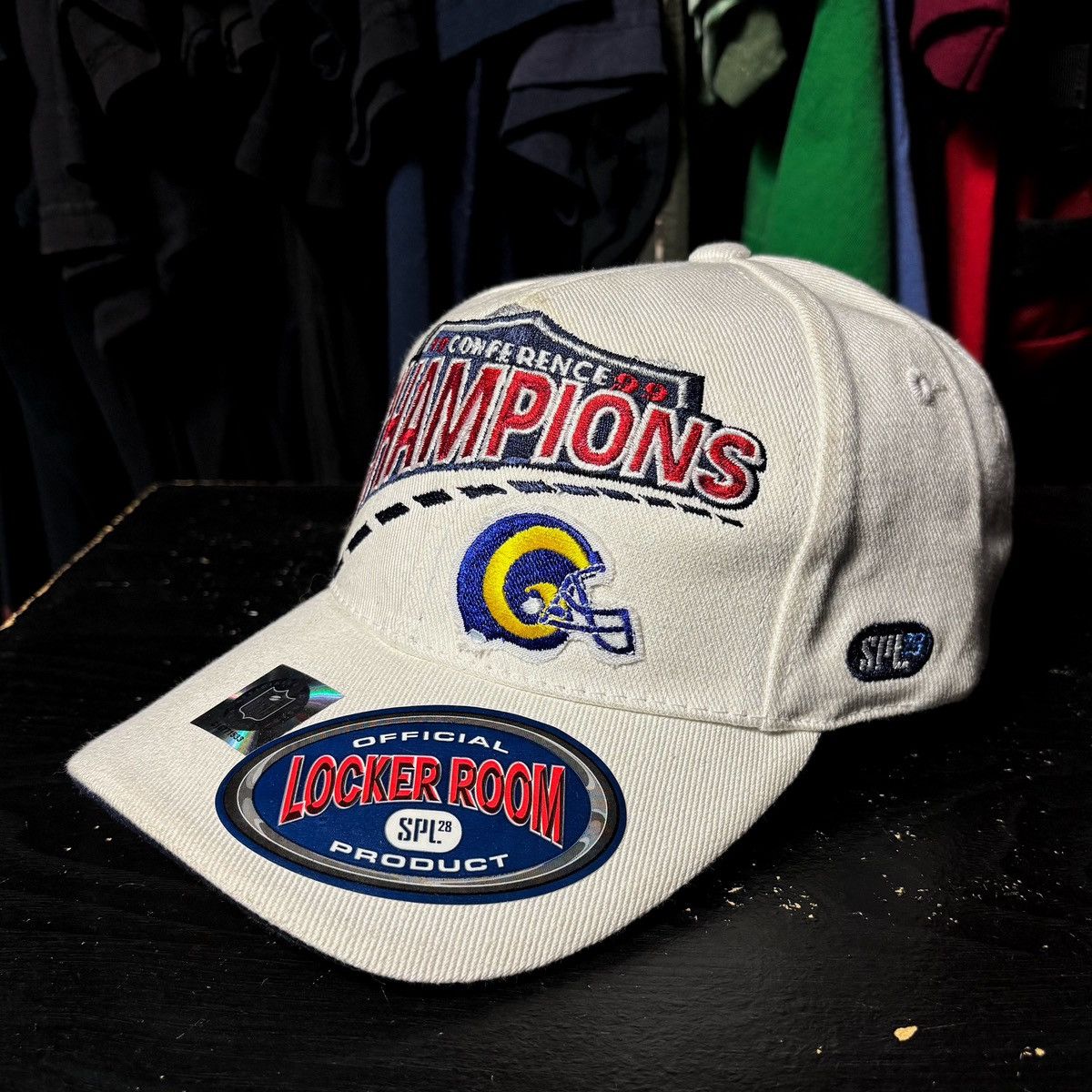 NFL 1999 NFL St. Louis Rams Western Division Conference Hat Size ONE SIZE - 2 Thumbnail