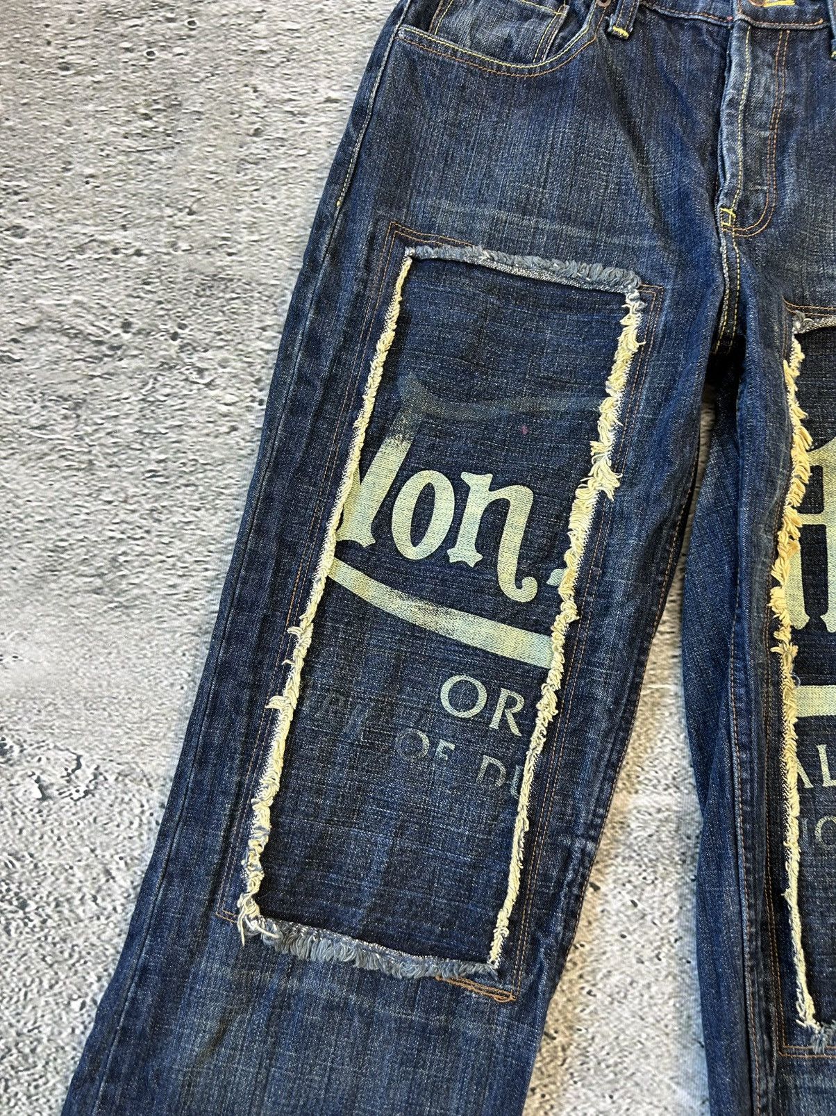 Ed Hardy Von Dutch jeans big logo Y2K denim pants Size US 30 / EU 46 - 3 Thumbnail