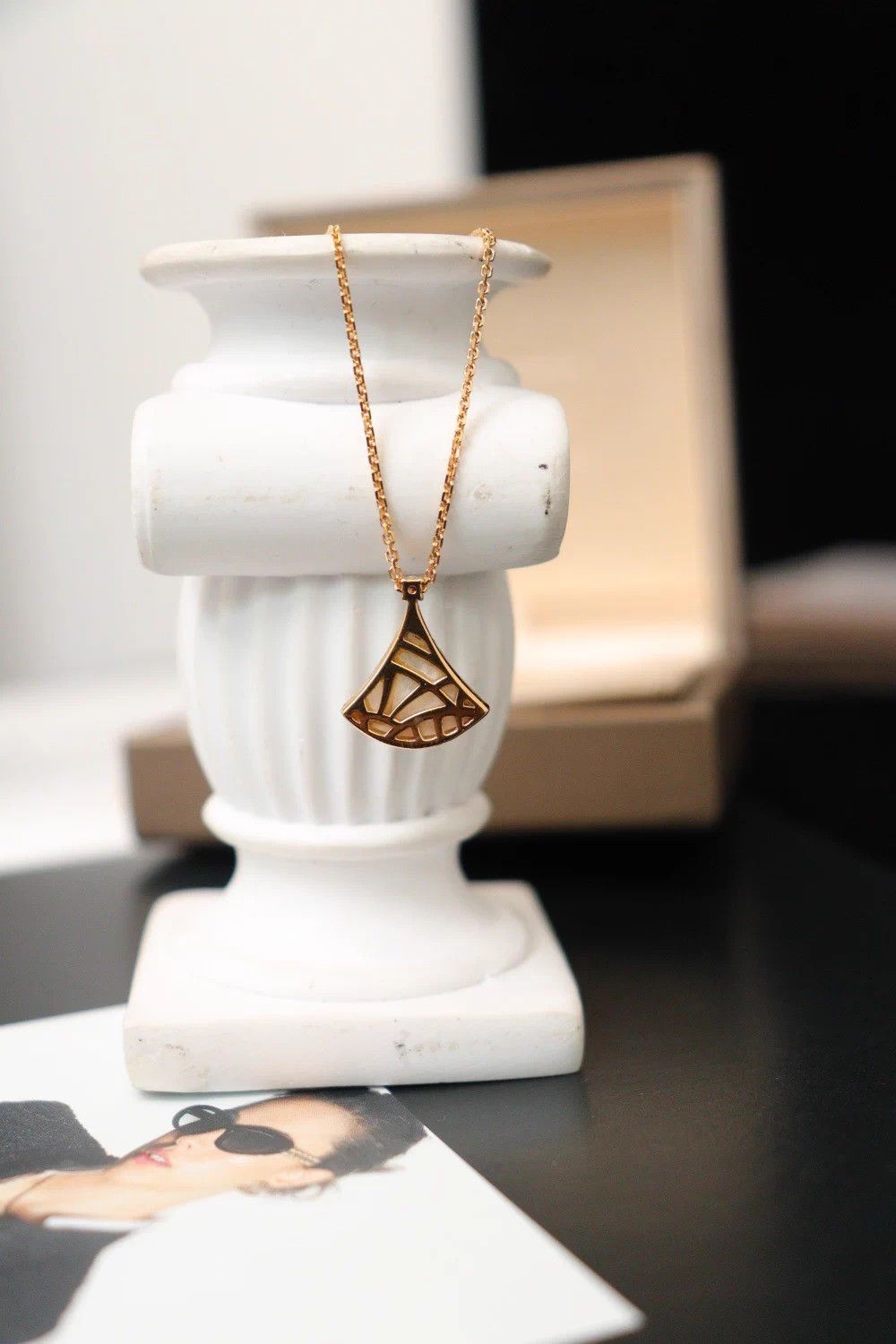 Bvlgari BVLGARI 18K Gold Shell Pendant 2020 Card Box 5.02g Size ONE SIZE - 4 Thumbnail