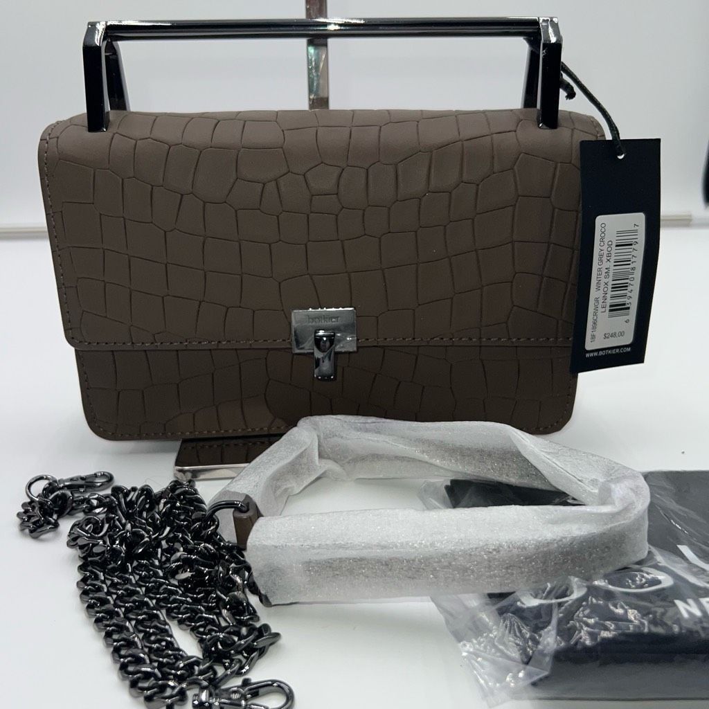 Other BOTKIER NEW YORK Small Lennox Croc-Embossed Leather Crossbod Size ONE SIZE - 1 Thumbnail