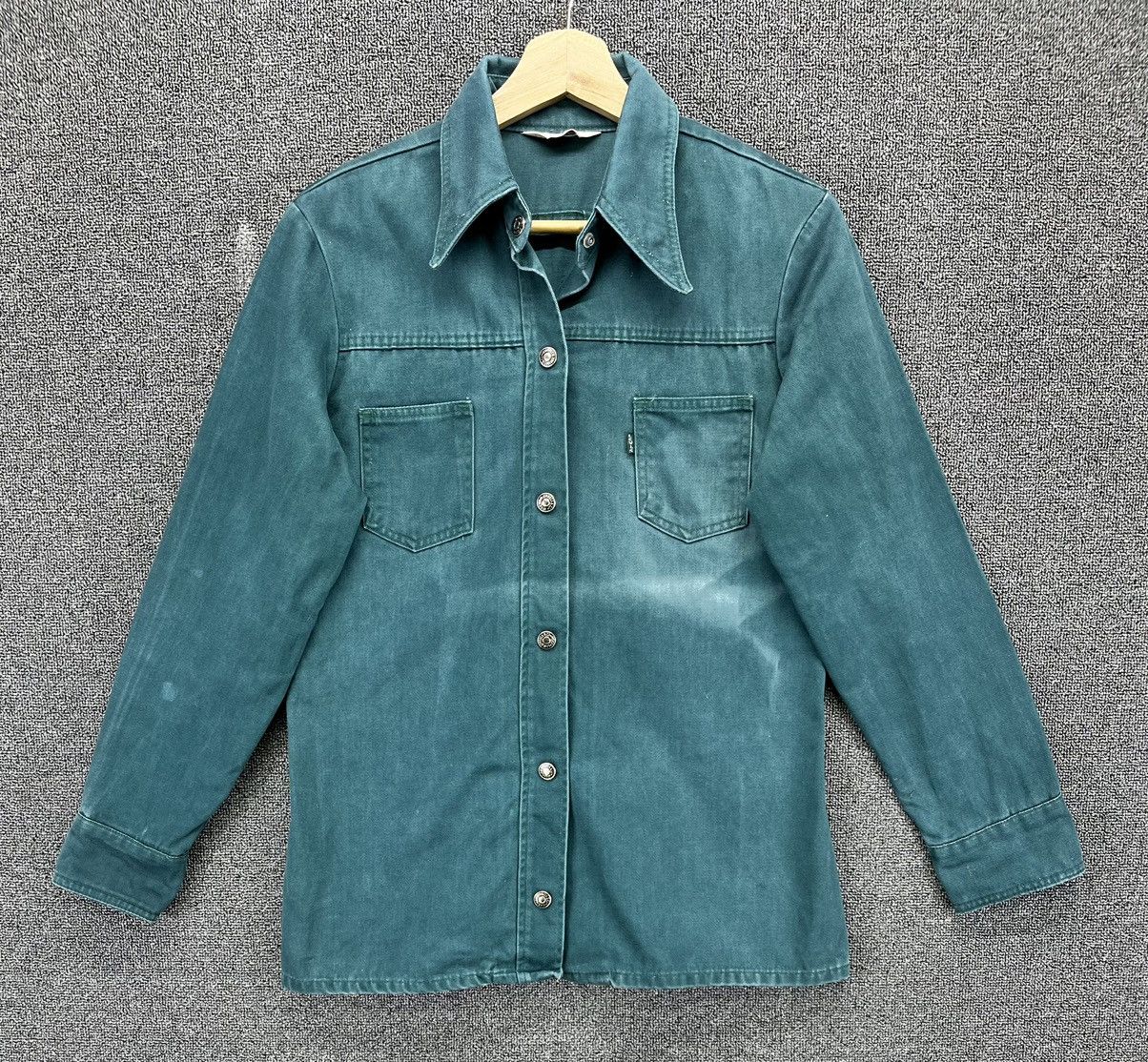 Levi's Vintage 70s Levi's Big E Black Tab Button Up Flannel Jacket Size M / US 6-8 / IT 42-44 - 1 Thumbnail