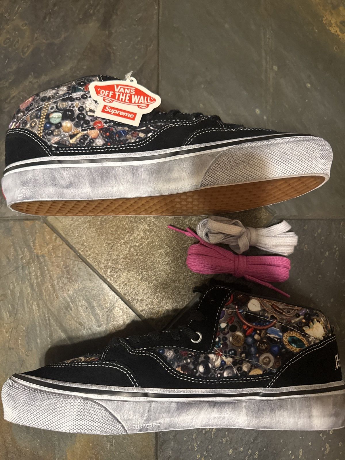 Supreme × Vans Vans Half Cab Supreme x Mike Kelley Black Size US 9.5 / EU 42-43 - 2 Thumbnail