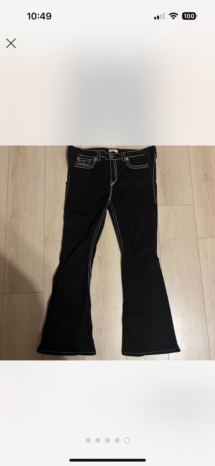 True Religion jeoy mid rise flare jean Size 25" / US 0 / IT 36 - 4 Thumbnail