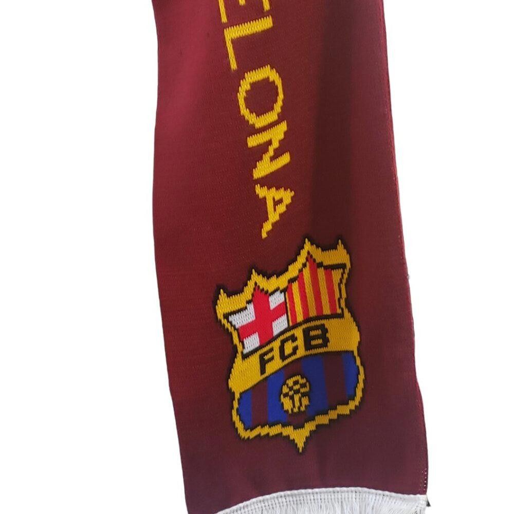 Designer CT1768 Barcelona Winter Scarf Burgundy and Yellow Size ONE SIZE - 2 Thumbnail