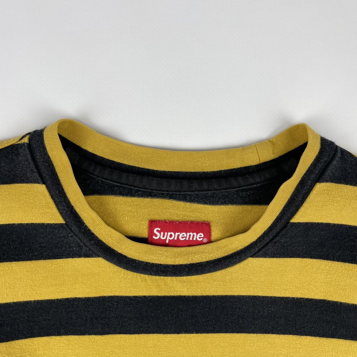Supreme Supreme Striped Long Sleeve T-Shirt Size US M / EU 48-50 / 2 - 7 Thumbnail