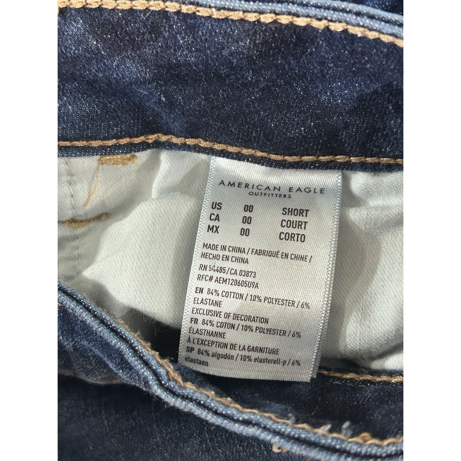 American Eagle Outfitters american eagle jegging women junior the dream jean 00 short Size 24" / US 00 / IT 34 - 3 Thumbnail
