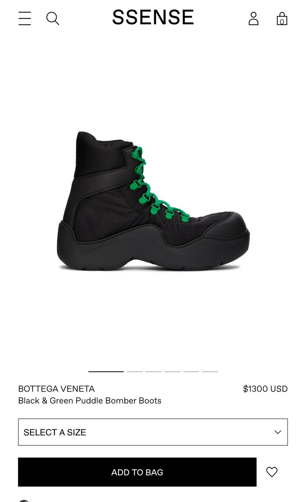 Bottega Veneta Bomber Boot in Black