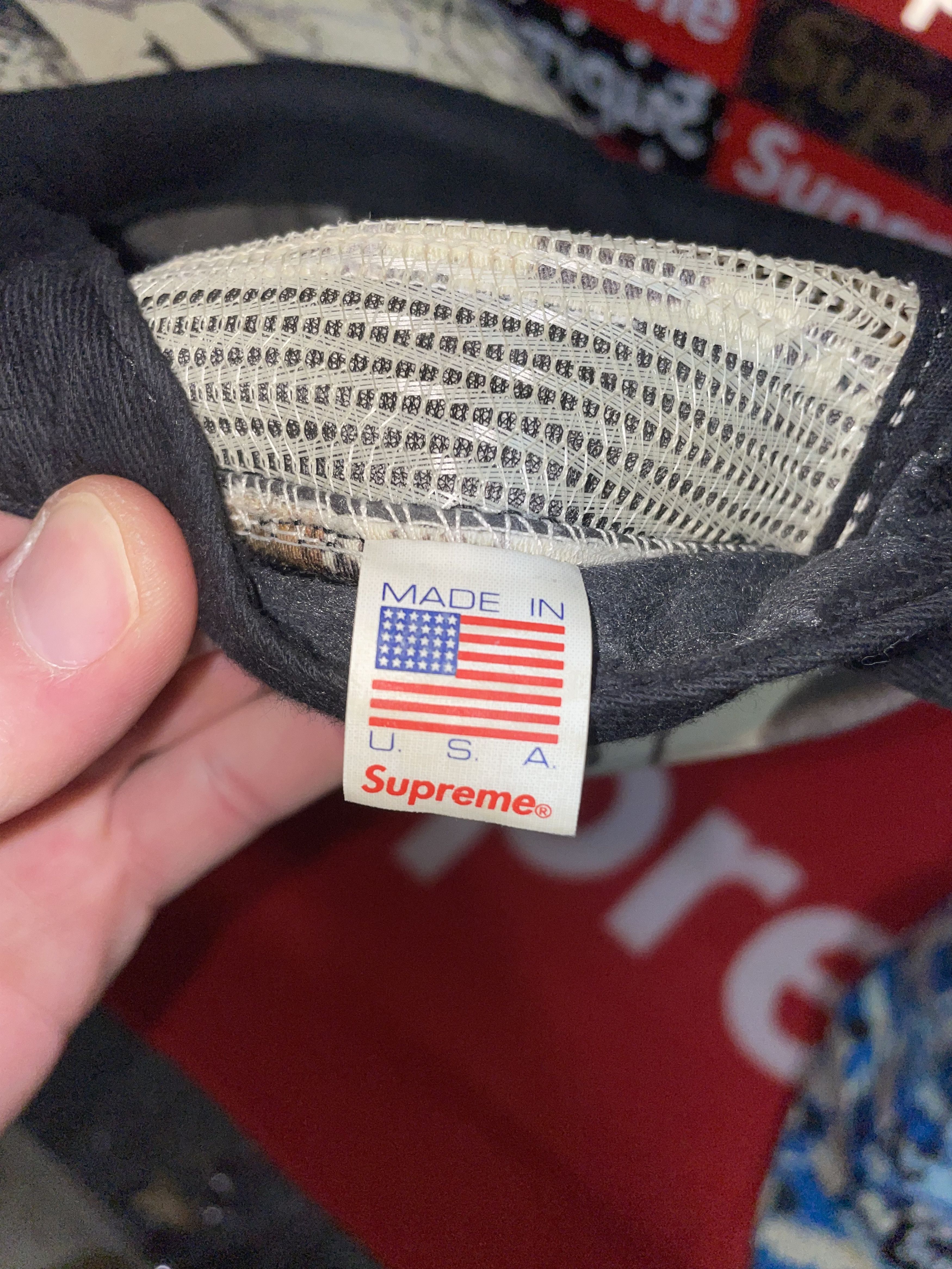 Supreme Supreme Aspen Wood Camo Mesh Camo Cap SS14 Size ONE SIZE - 7 Thumbnail