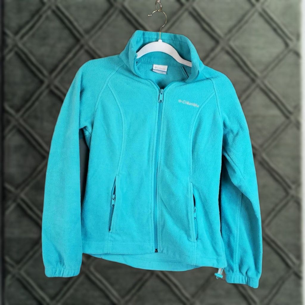 Vintage Columbia Women Jacket XS Blue Full Zip Fleece Womens Size XS / US 0-2 / IT 36-38 - 1 Thumbnail