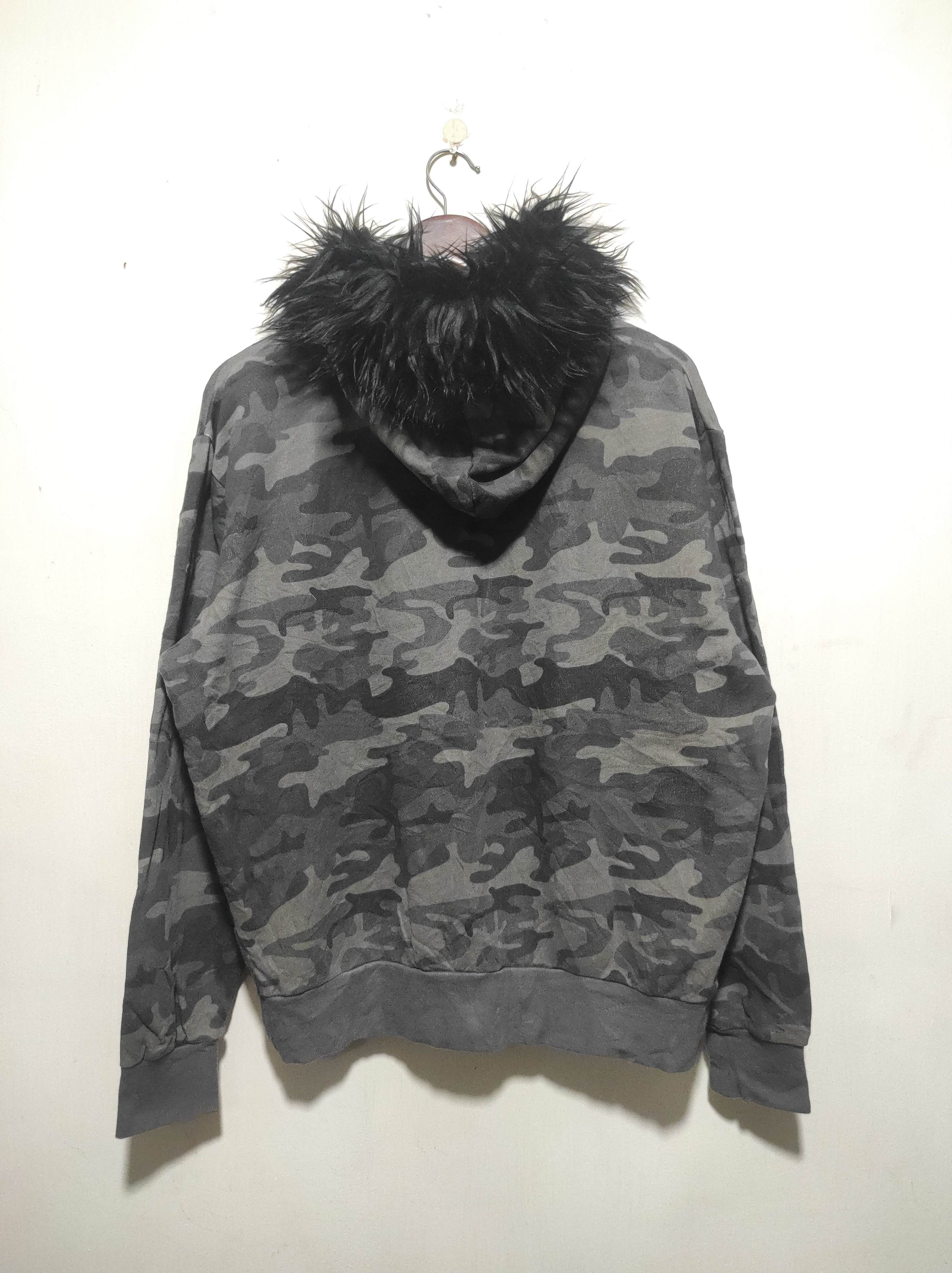 Hysteric Glamour Back Number Camo Zip Fur Hoodie LGB IfSixWasNine style Size US XL / EU 56 / 4 - 10 Thumbnail