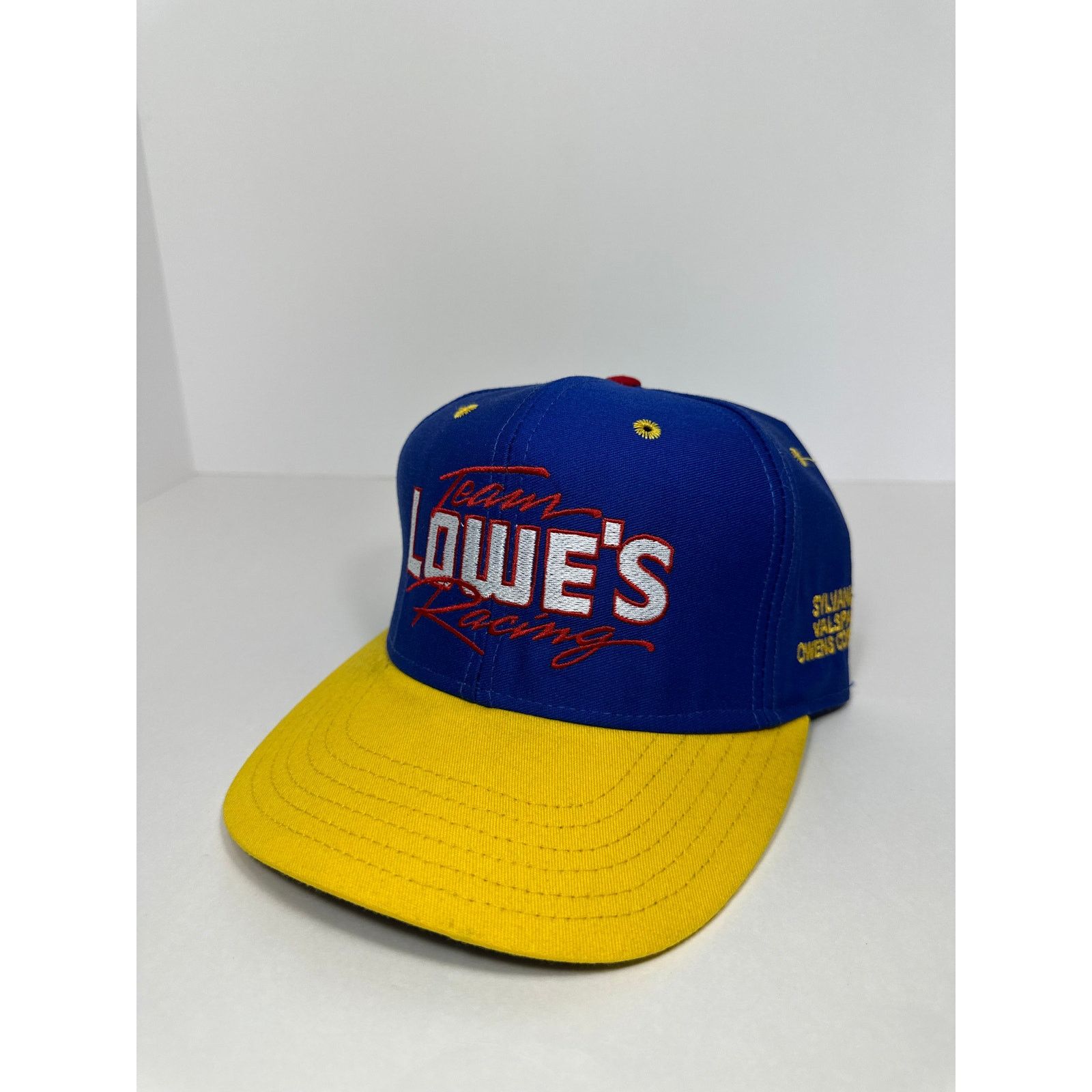 NASCAR × Vintage Vintage Team Lowe’s Racing NASCAR 1990s Snapback Hat Size ONE SIZE - 2 Thumbnail