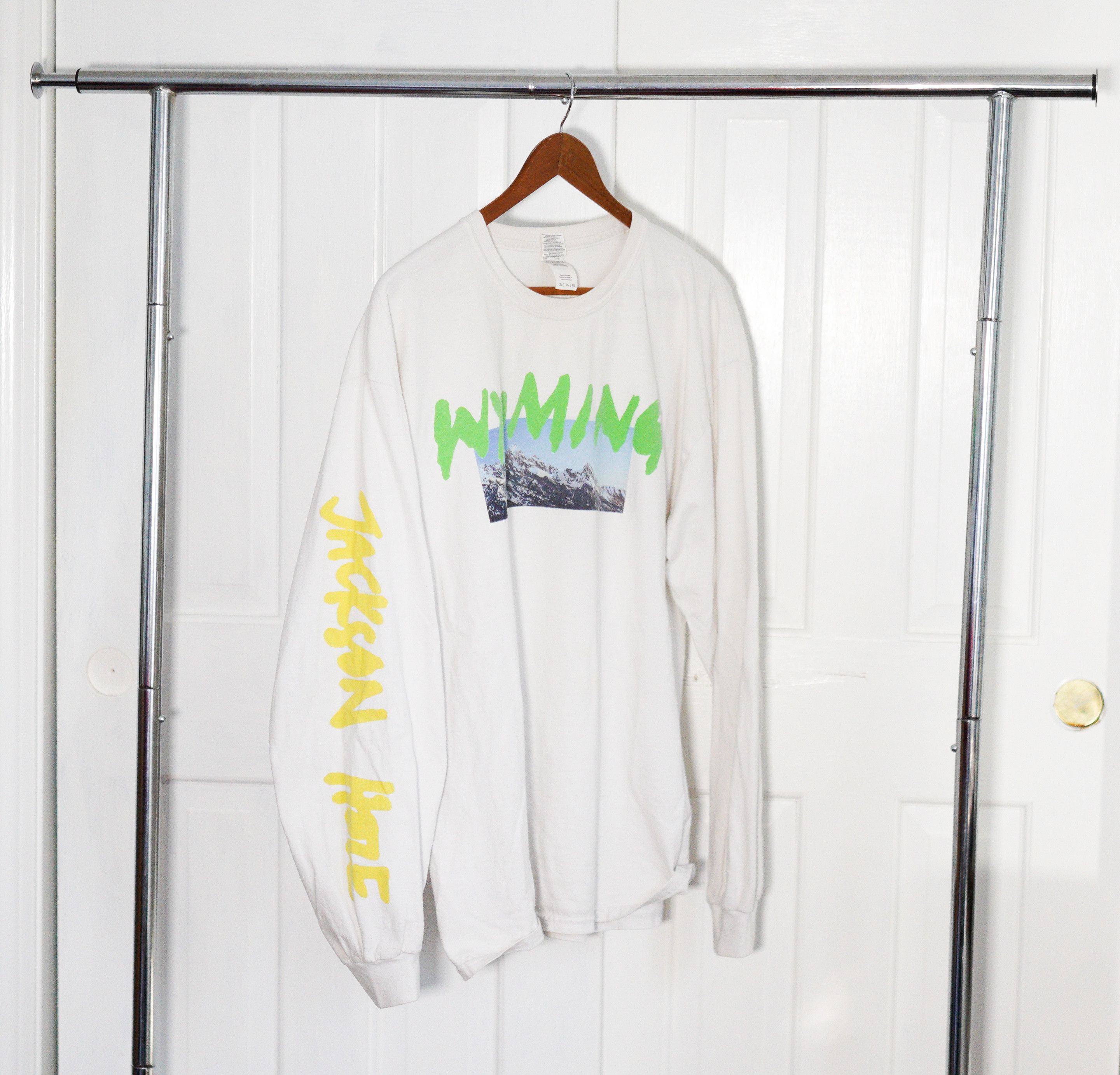 ミュージシャン WYOMING KKW LONG SLEEVE T-SHIRT Kanye West Wyoming Long Sleeve T-shirt Ye Listening Party