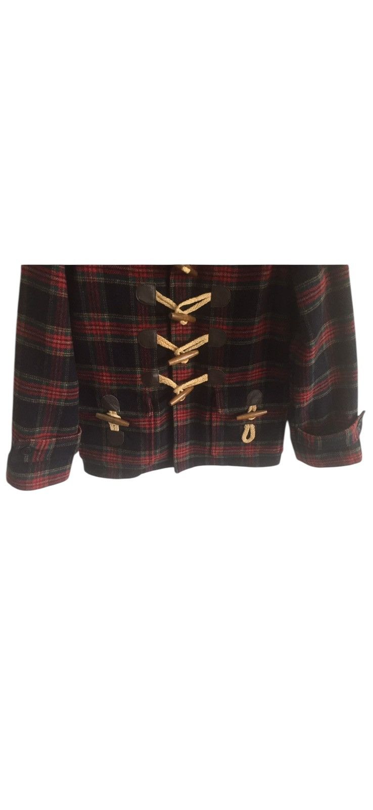 Issey Miyake Issey Miyake Ne Net Tartan Duffle Jacket Size US M / EU 48-50 / 2 - 7 Thumbnail