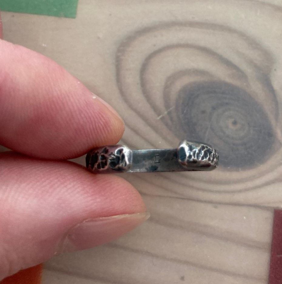 Chin Teo Chin Teo Pattern 925 Silver Ring 8 56 adjustable Size ONE SIZE - 3 Thumbnail
