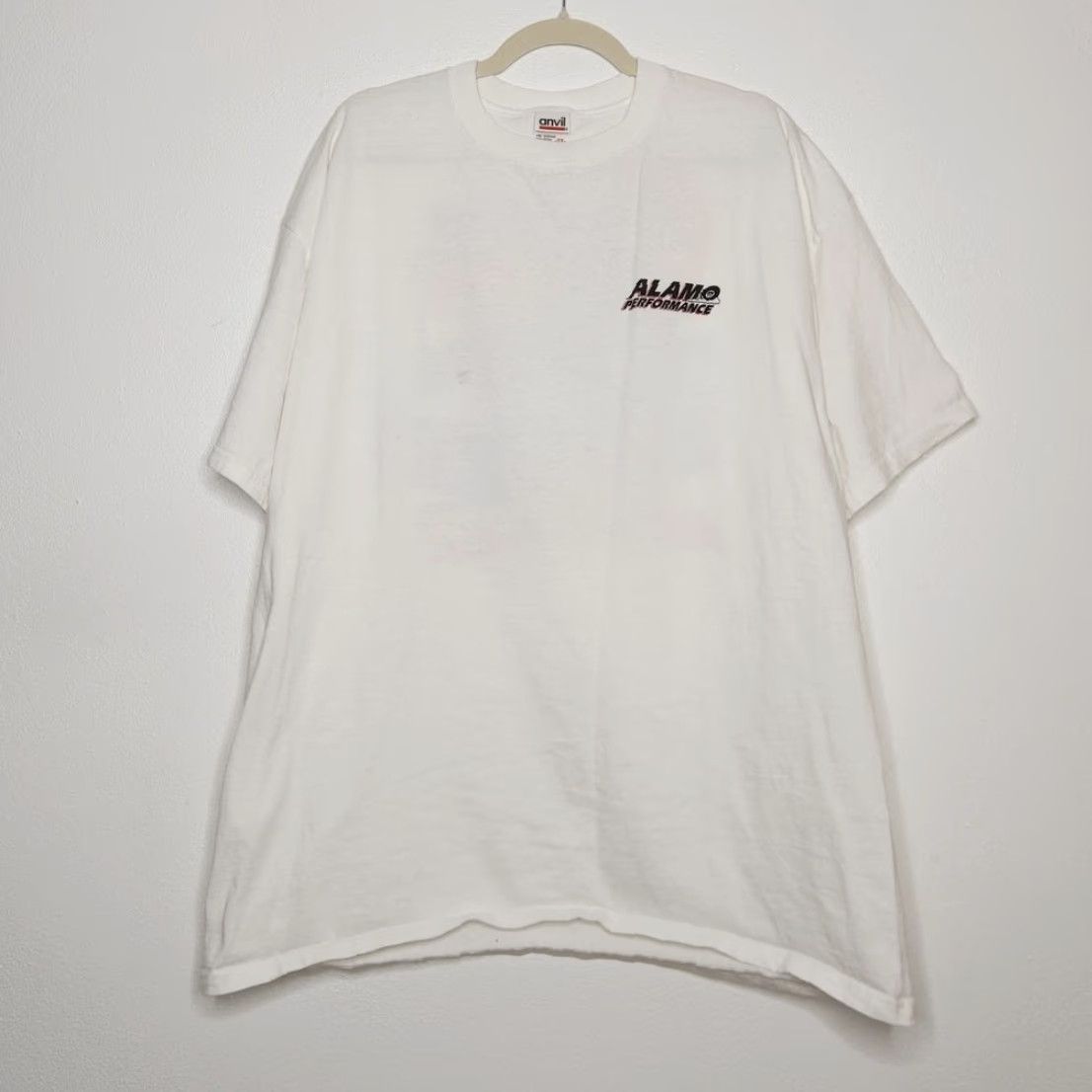 Anvil VINTAGE Alamo Performance San Antonio Texas Racing Skyline 2X White Cars Shirt Size US XXL / EU 58 / 5 - 2 Thumbnail