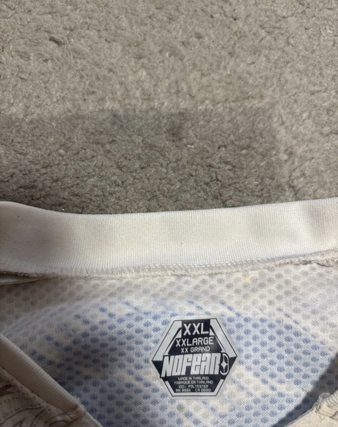 No Fear No Fear Rogue White Bandana rare size (White and purple) Size US XXL / EU 58 / 5 - 5 Thumbnail