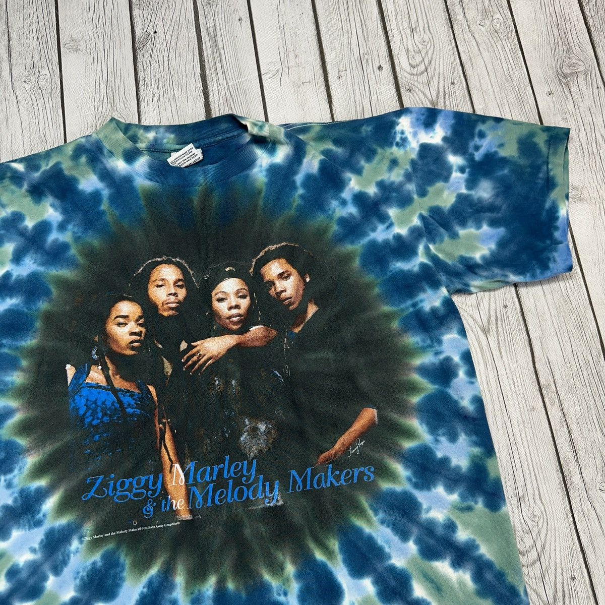 Band Tees Vintage Ziggy Marley and the Melody Makers tee Size US XL / EU 56 / 4 - 3 Thumbnail