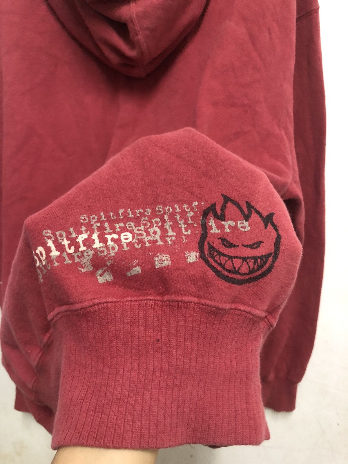Spitfire × Vintage Vtg spitfire hoodie Size US XL / EU 56 / 4 - 4 Thumbnail