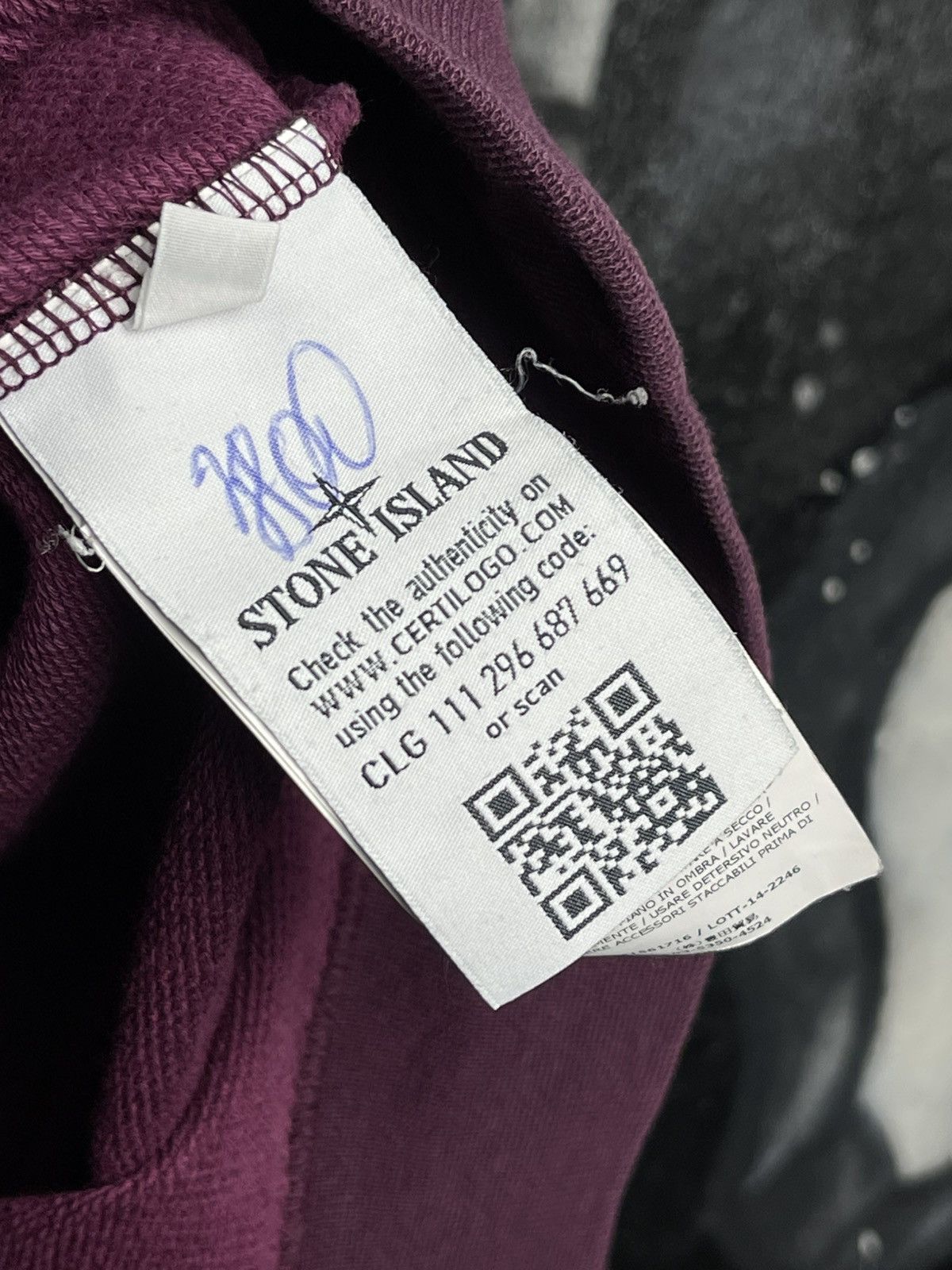 Stone Island Stone Island Purple Crewneck Pocket Sweatshirt Mens Size 3XL Size US XXL / EU 58 / 5 - 14 Thumbnail