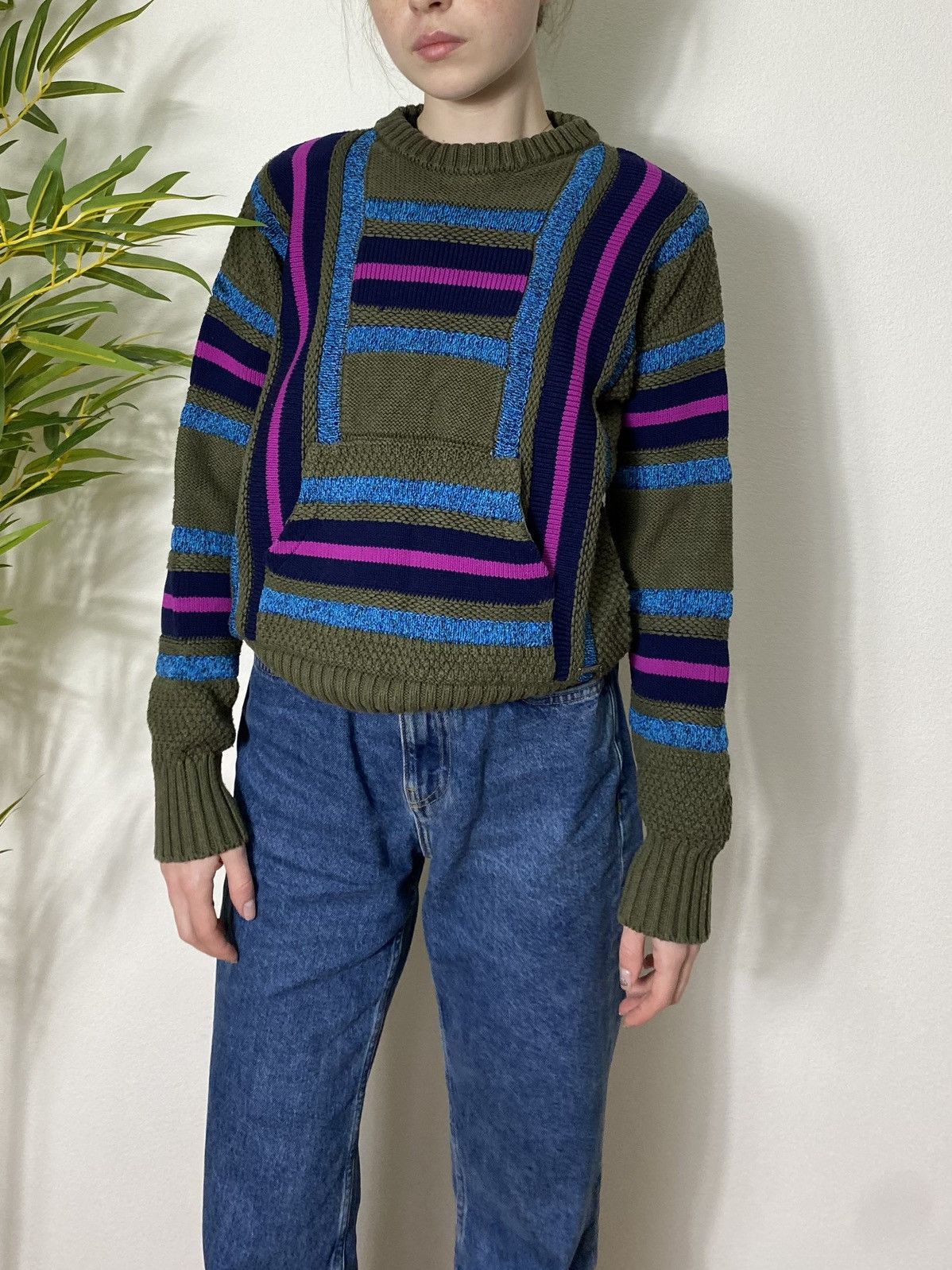 Diesel VINTAGE DIESEL COOGI STYLE KNITTED SWEATER Size S / US 4 / IT 40 - 2 Thumbnail