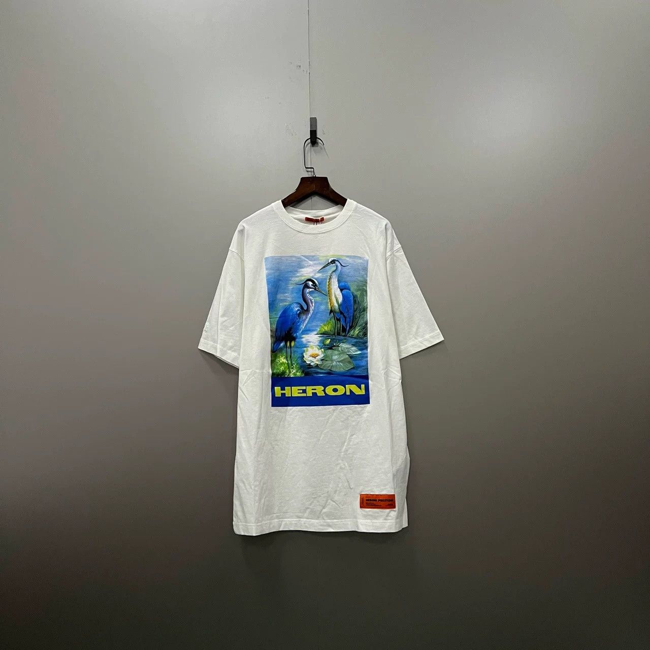 Heron Preston HERON PRESTON Crane Print T-Shirt Size US XS / EU 42 / 0 - 1 Thumbnail