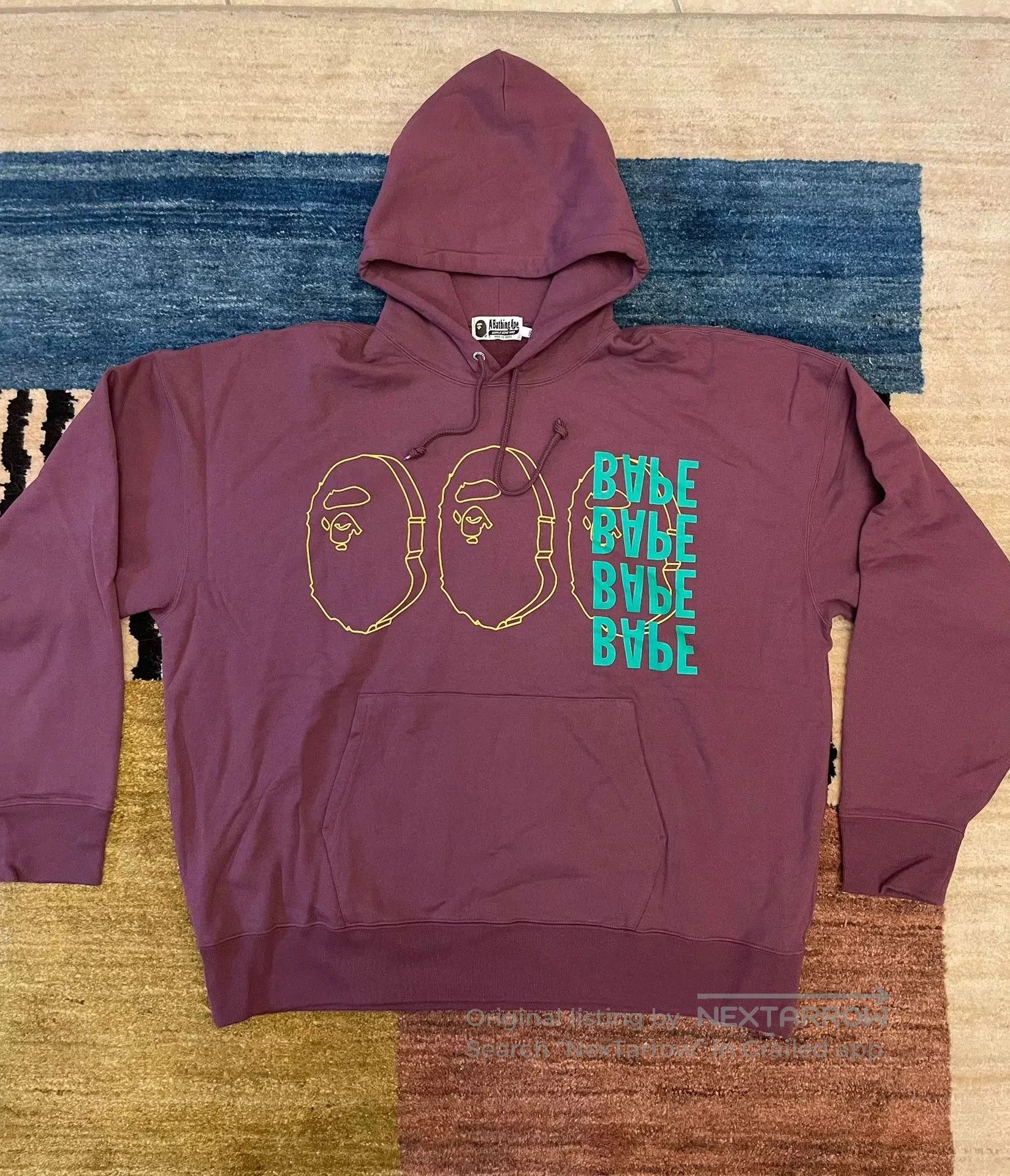 Bape Bape Printed Hoodie. Size US XXL / EU 58 / 5 - 2 Thumbnail