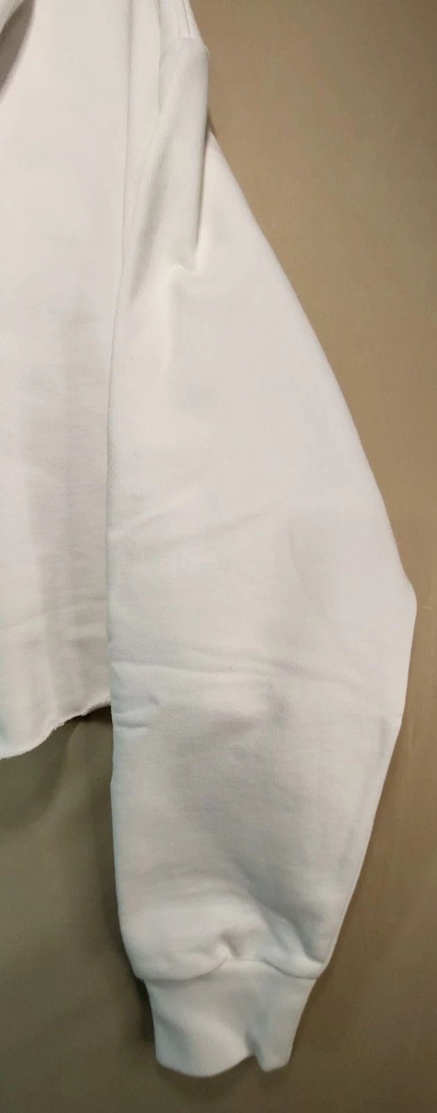 GCDS GCDS Wear Cropped White Heart Cotton Sweatshirt Hoodie Size M / US 6-8 / IT 42-44 - 11 Thumbnail