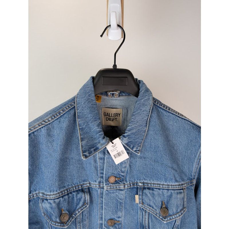 Gallery Dept. o1rshd1 Classic Levi's Trucker Denim jacket Indigo Blue Size US M / EU 48-50 / 2 - 8 Thumbnail