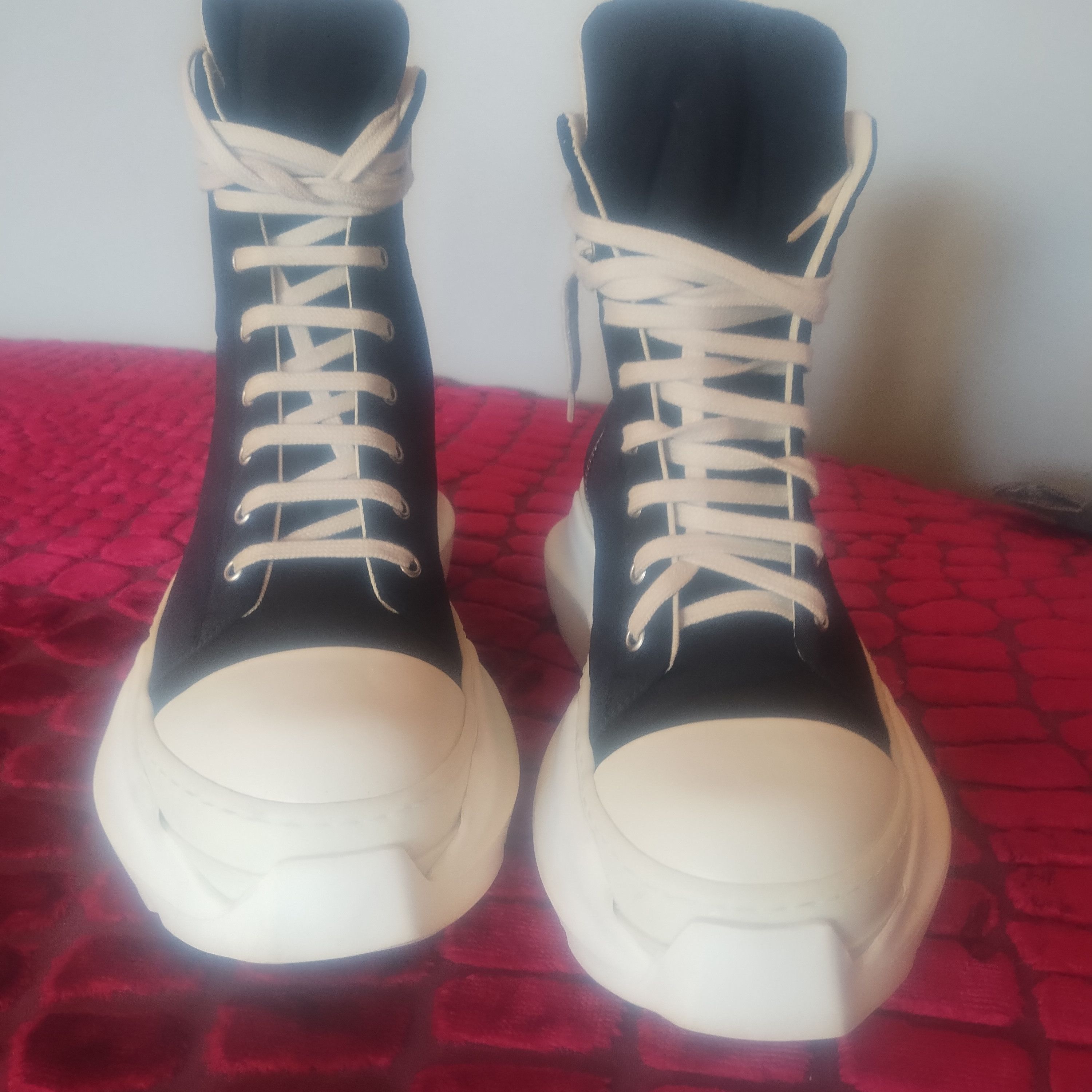 Rick Owens Drkshdw Rick Owens DRKSHDW Abstract “Black Milk Size 39.5 Size US 6.5 / EU 39-40 - 1 Thumbnail