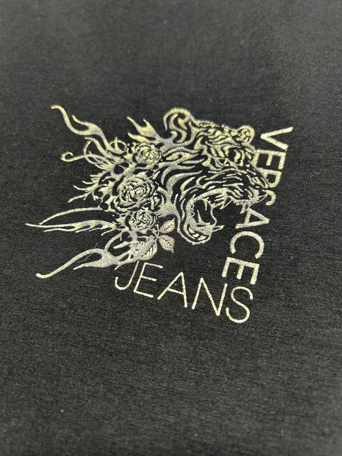 Versace Jeans Couture Versace Jeans Gold Logo Tiger T-Shirt Size M Size US M / EU 48-50 / 2 - 5 Thumbnail