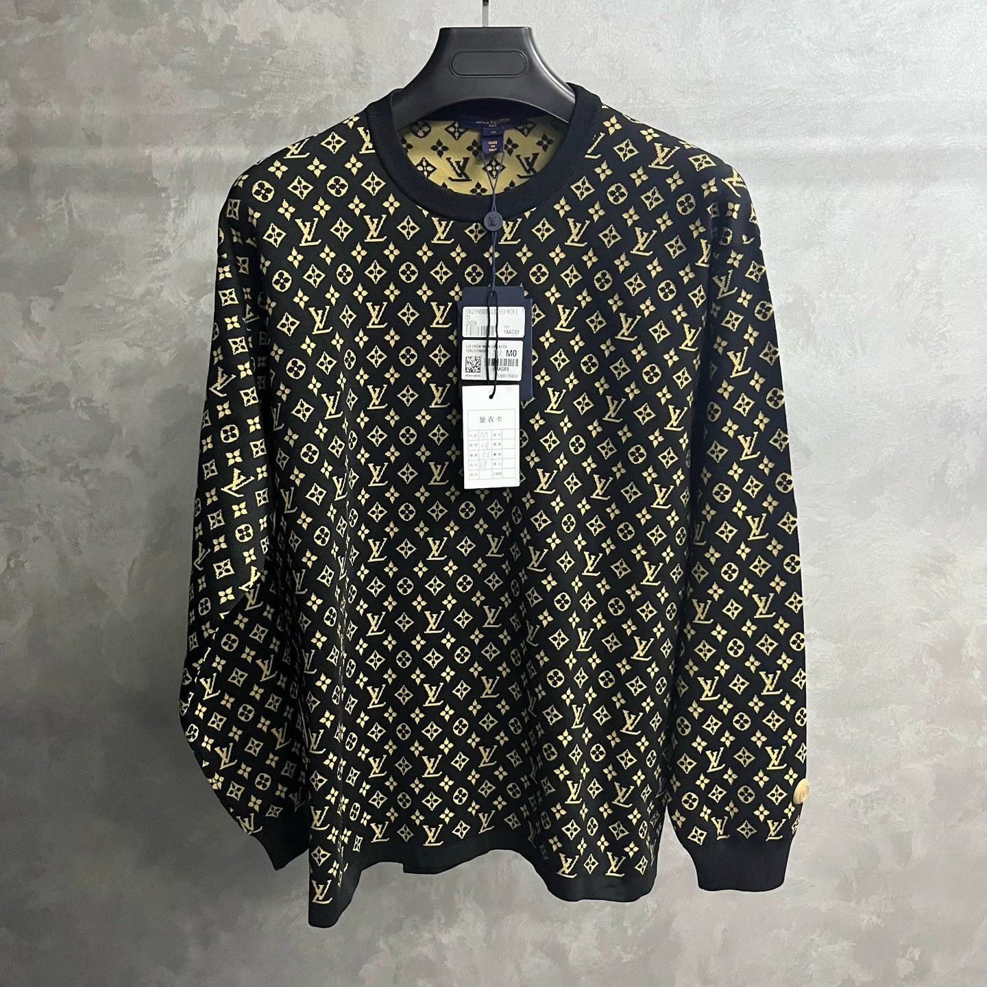 Louis Vuitton Louis Vuitton Knit Black Hoodie m Men Size US M / EU 48-50 / 2 - 1 Thumbnail