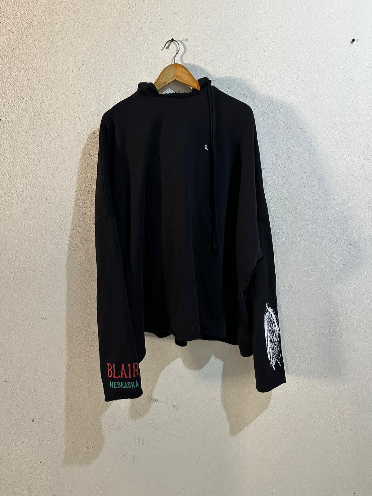 Raf Simons Raf Simons Blair Nebraske Hoodie Black Never Worn Size 1 Size US M / EU 48-50 / 2 - 1 Thumbnail