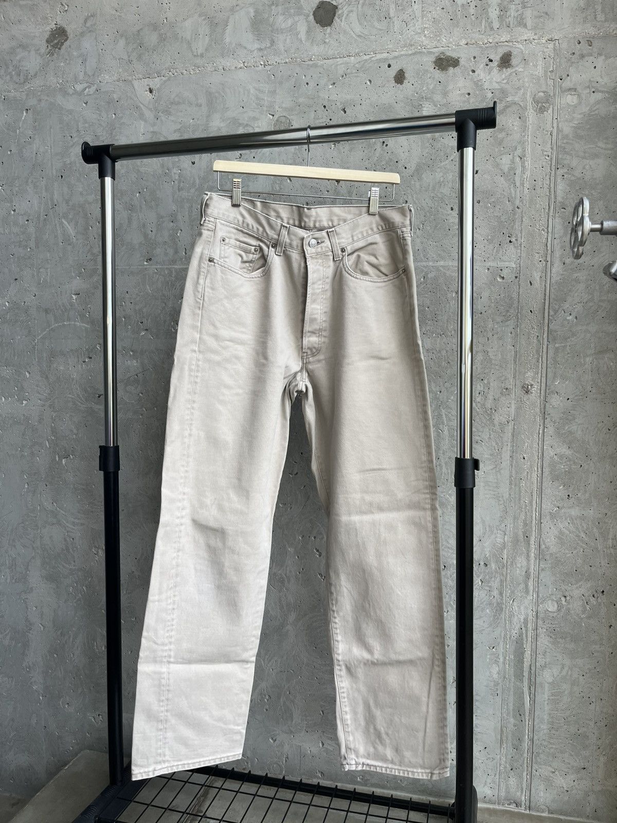 Levi's Levi's Vintage Light Beige Black Tab 527 Jeans Size US 34 / EU 50 - 1 Thumbnail