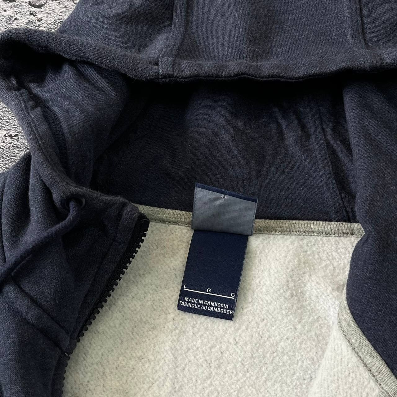 Nike × Vintage Vintage Streetwear Zip Hoodie Nike Y2K Basic Size US L / EU 52-54 / 3 - 6 Thumbnail