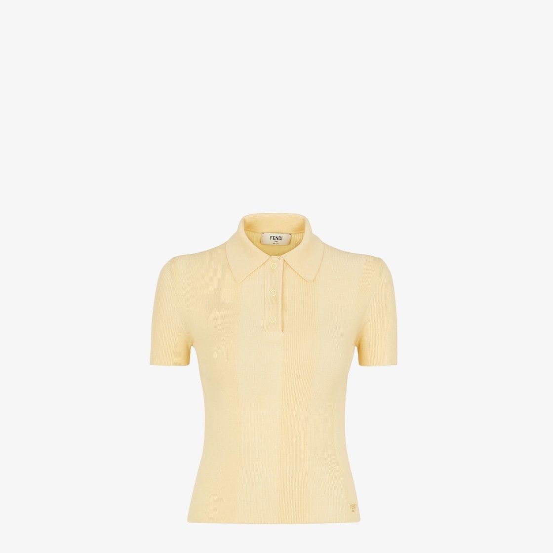 Fendi o1s1wg110925 Polo Shirt in Beige Size M / US 6-8 / IT 42-44 - 1 Thumbnail