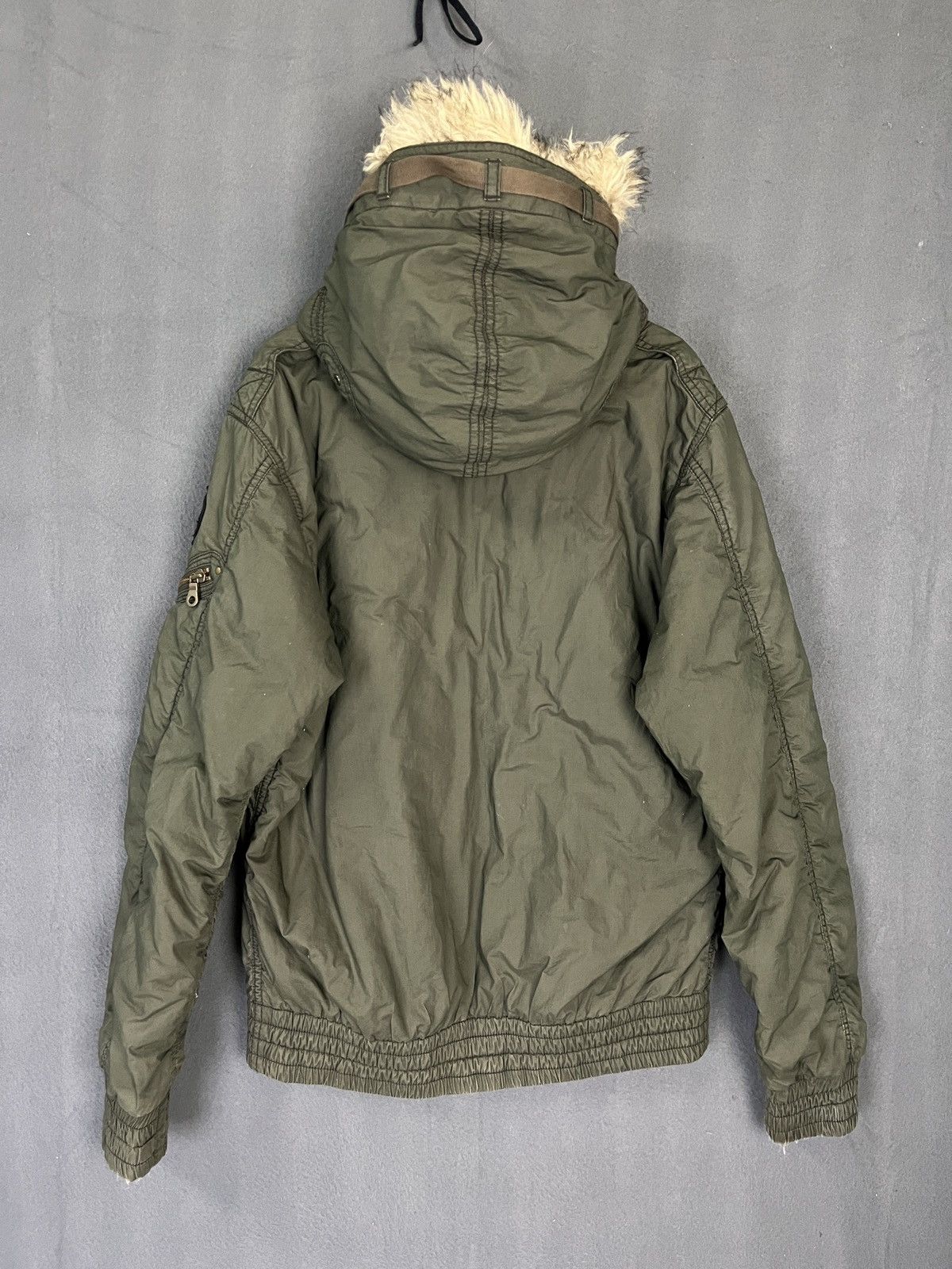 Japanese Brand Uniqlo Army Air Force Parka Bono Jacket LGB GOA Style Size US M / EU 48-50 / 2 - 2 Thumbnail