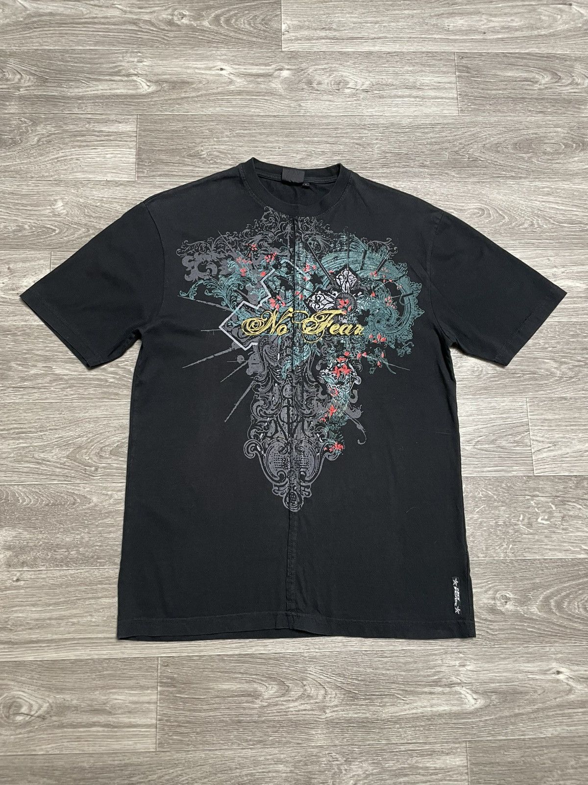 No Fear Vintage No Fear Graphic Print T-Shirt If Six Was Nine Y2K Size US L / EU 52-54 / 3 - 1 Thumbnail
