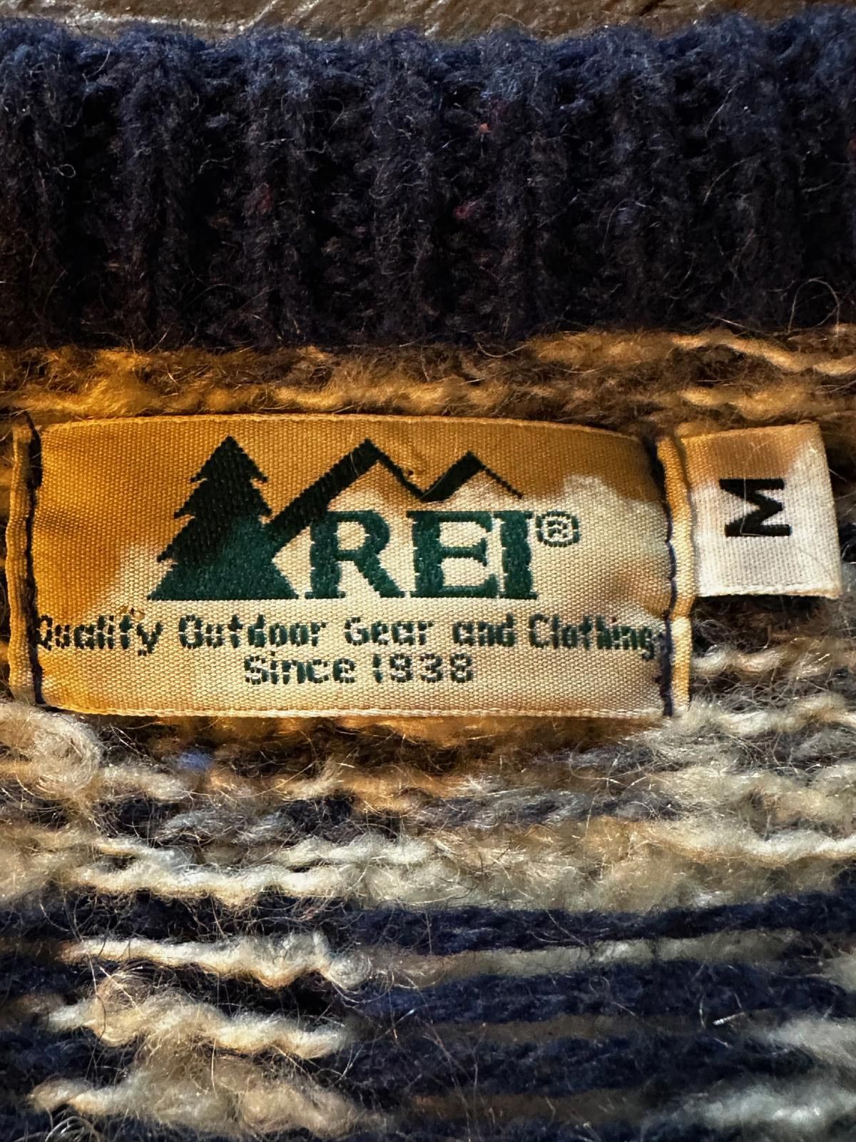Rei Vintage REI Norwegian Wool Cardigan M Nordic Fair Isle Size M / US 6-8 / IT 42-44 - 5 Thumbnail