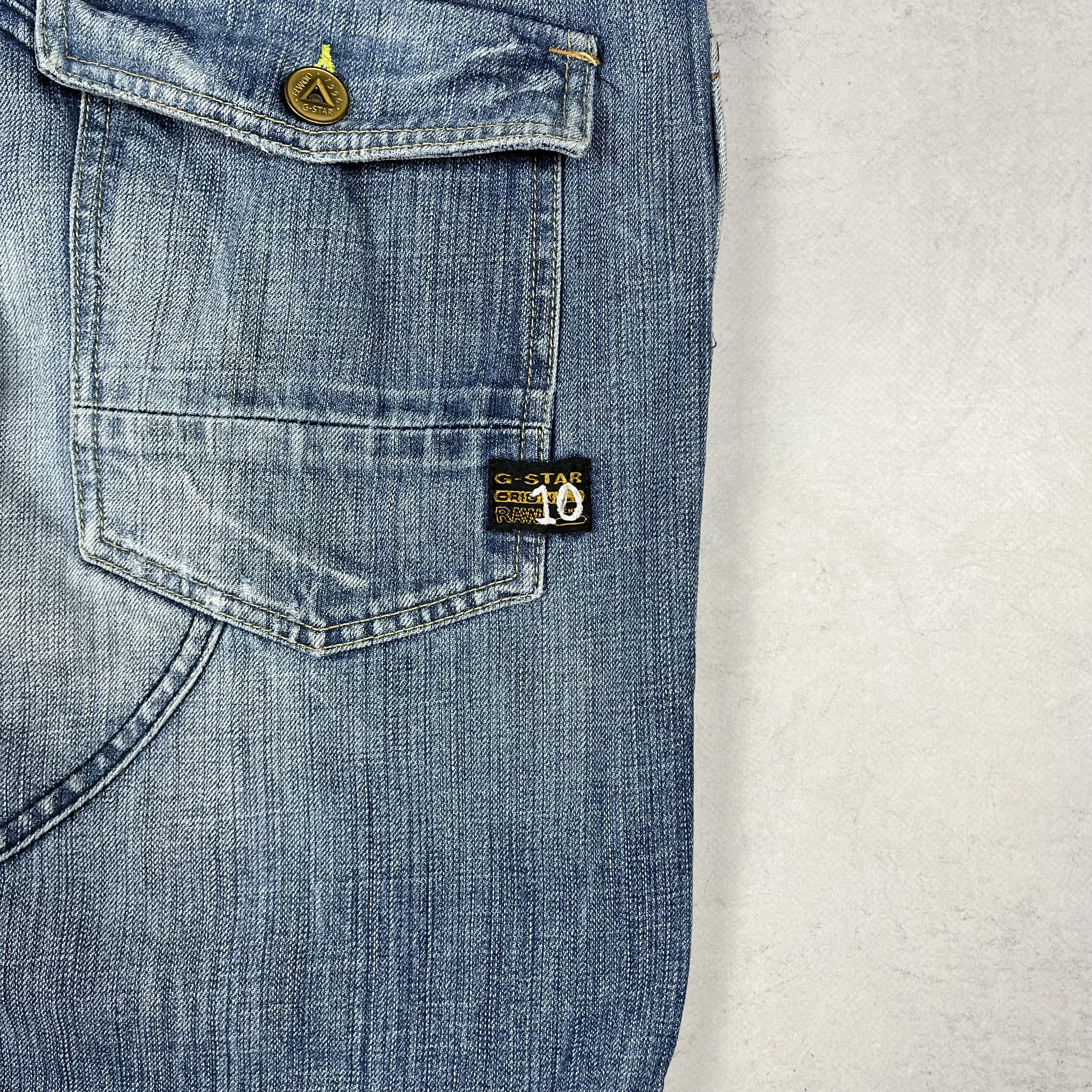 G-Star Vintage G-Star Raw Elwood 5620 Back Buckle Jeans Pants Size US 34 / EU 50 - 18 Thumbnail