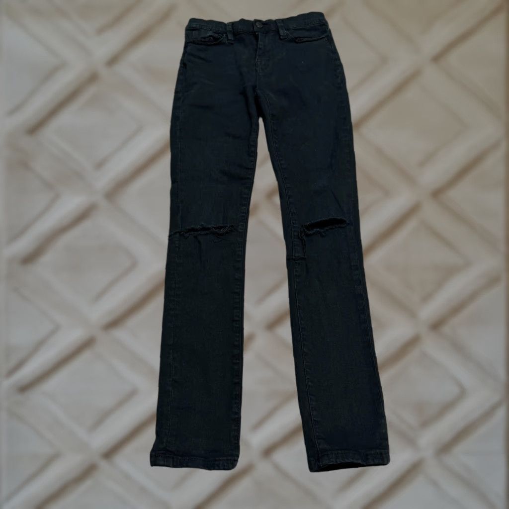 Bdg VINTAGE BDG Urban Outfitters Womens Skinny Jeans 25 Black High Rise 28 in Denim Streetwear Size 42" / US 20 - 1 Thumbnail