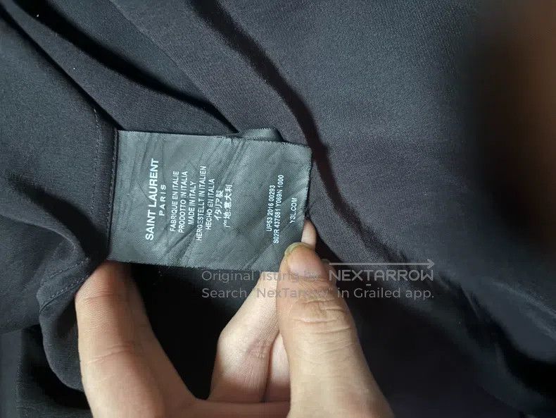 Saint Laurent Paris Saint Laurent Paris size 37 Black Warrior Silk Shirt Size US M / EU 48-50 / 2 - 5 Thumbnail