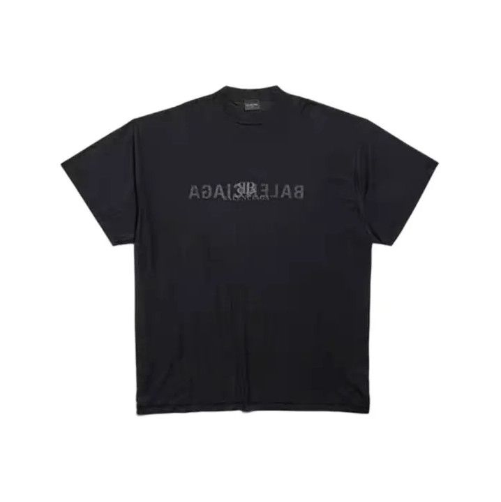 Balenciaga Balenciaga Logo Print Short Sleeve T-Shirt Size US L / EU 52-54 / 3 - 1 Thumbnail