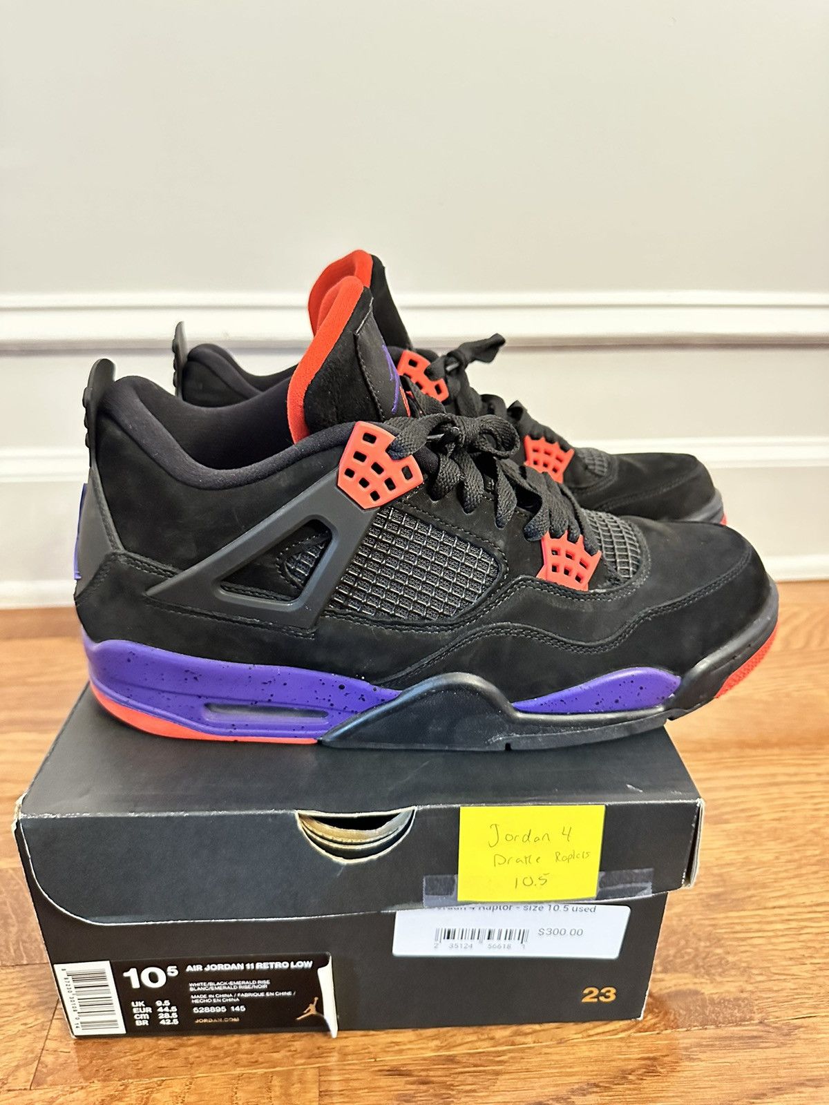 Drake Jordan Brand Octobers Very Own Jordan 4 Retro Raptors Drake OVO 2019 Sz 10.5 Grailed