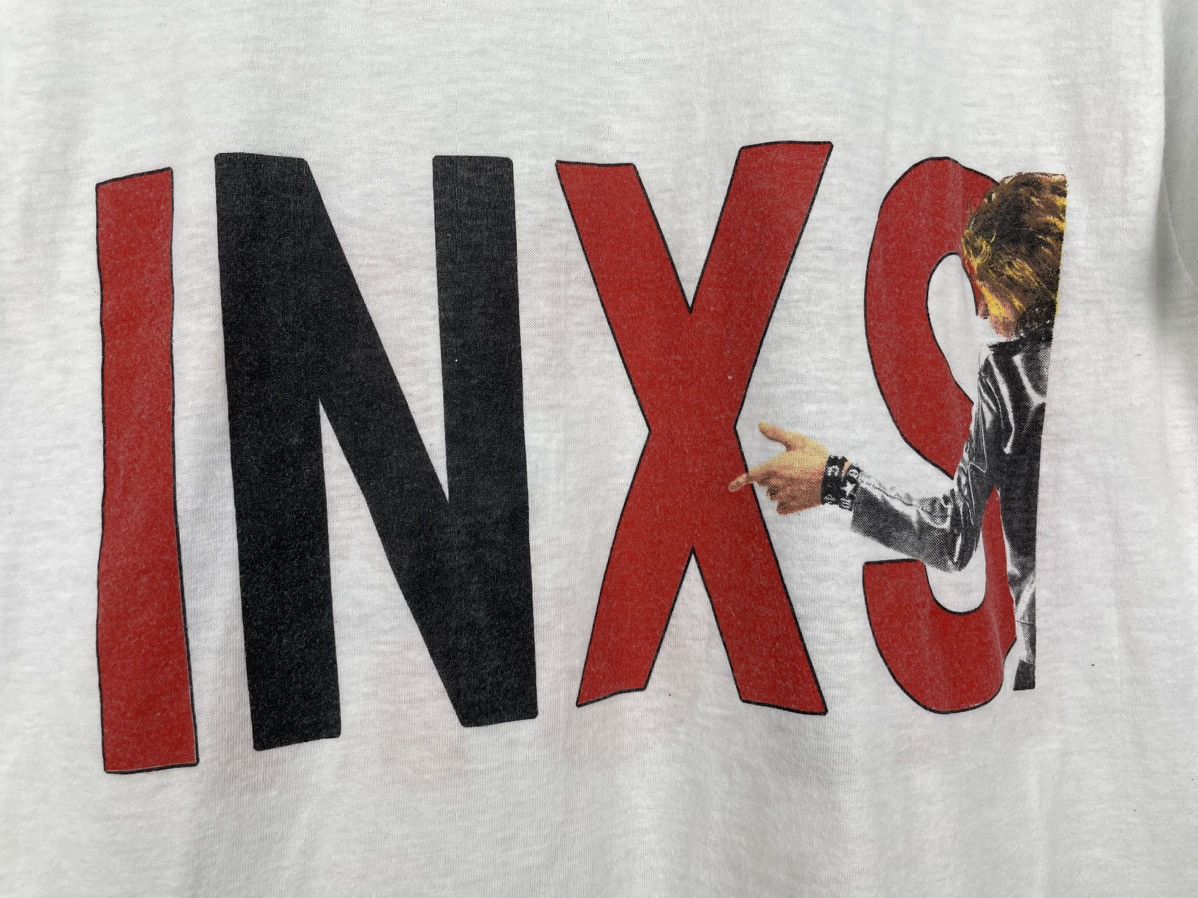 Band Tees Vintage 80s INXS KICK rock band new wave t shirt Size US XL / EU 56 / 4 - 4 Thumbnail