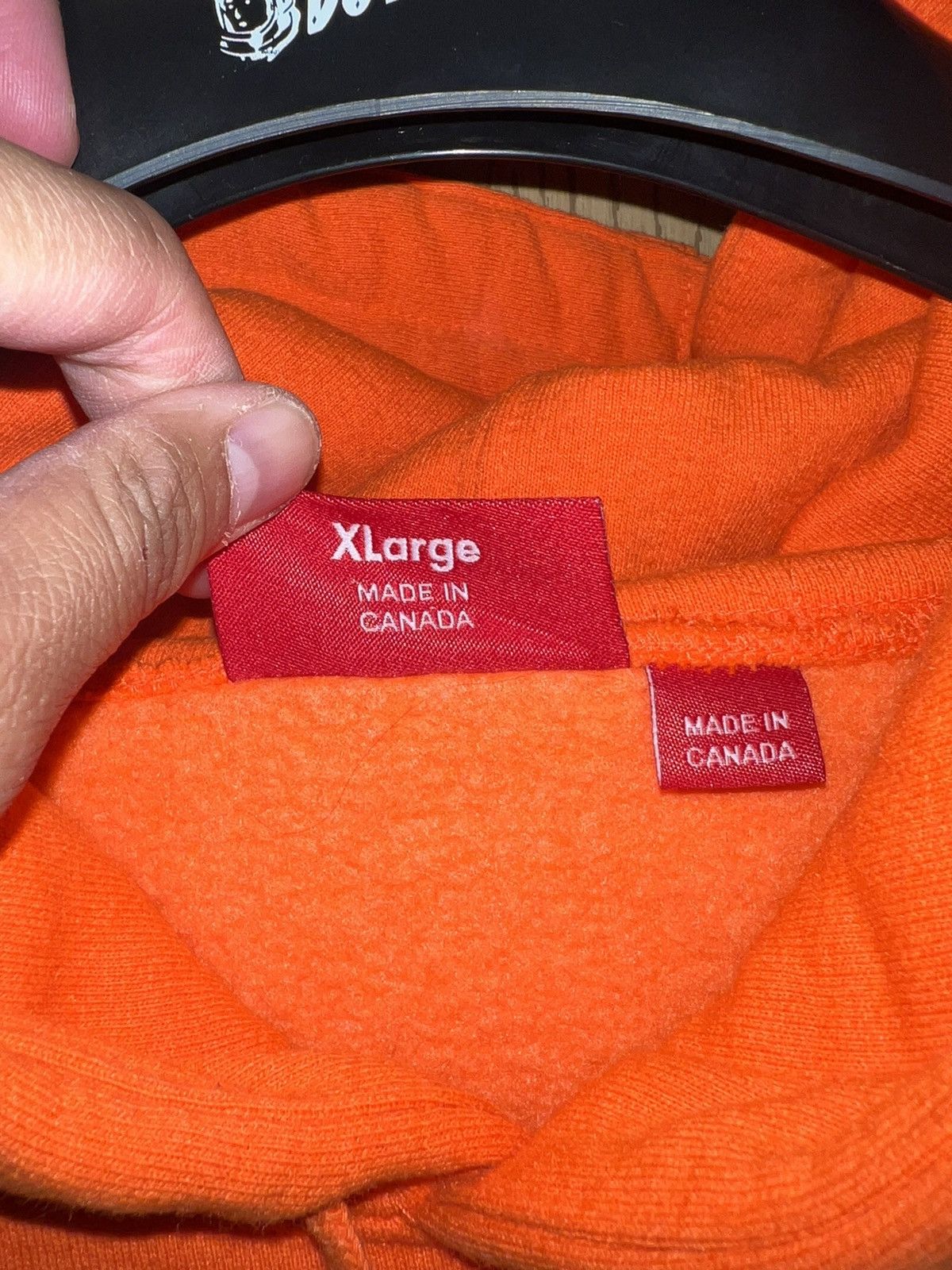 Supreme Supreme Orange Small Box Hooded Sweatshirt (SS24) Sz XL Size US XL / EU 56 / 4 - 3 Thumbnail